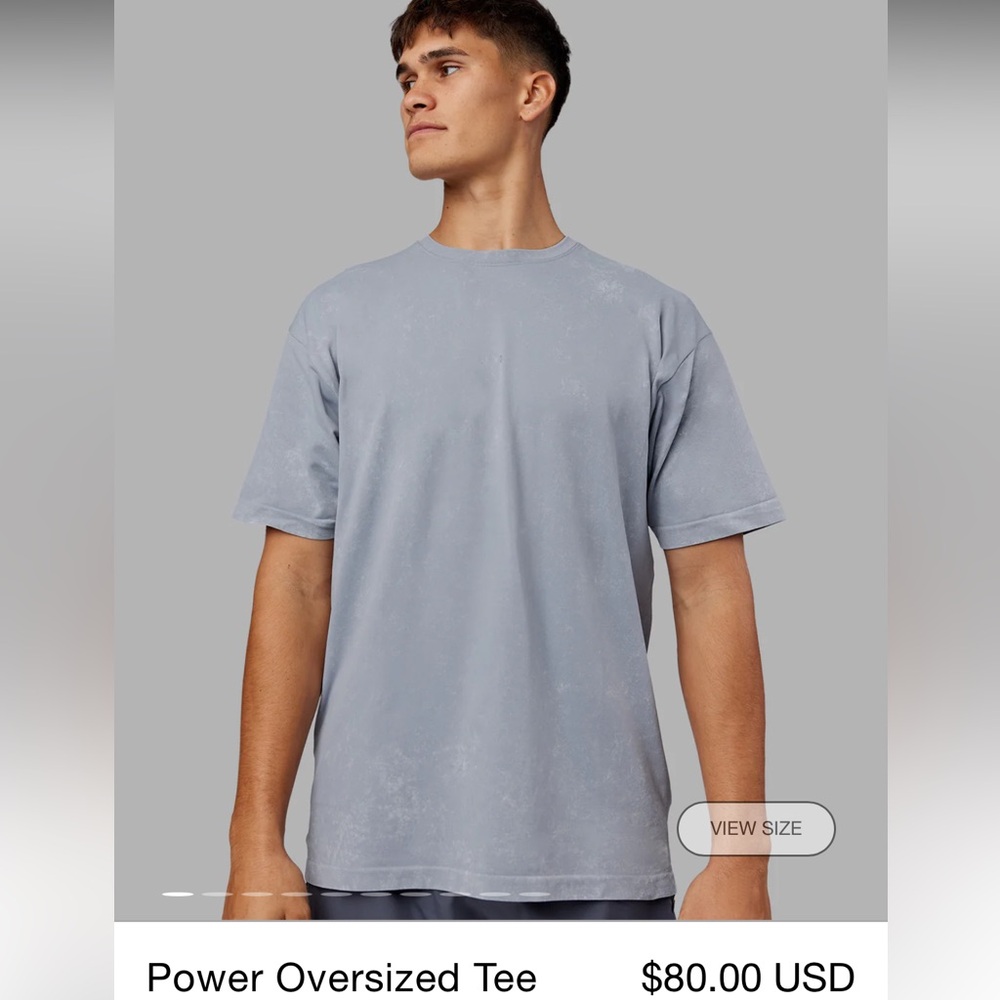 LSKD Men's Gray Oversized Tee M NWT
